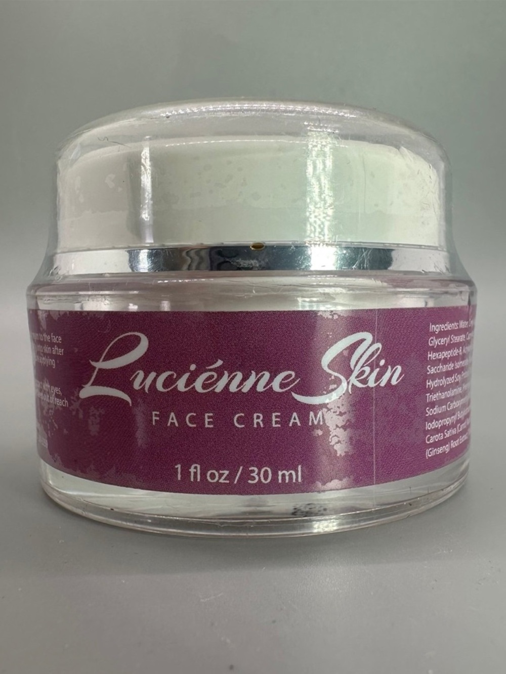 Lucienne Skin Face Cream 1 fl oz /30 ml New Sealed